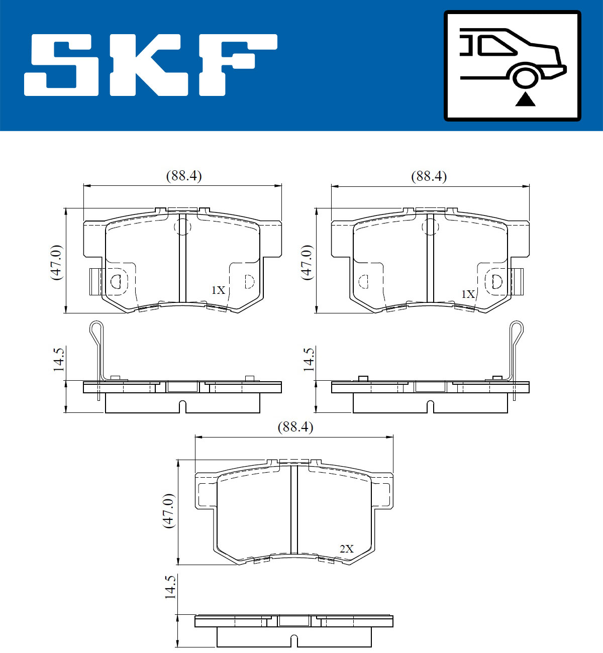 SKF VKBP 90867 A set...